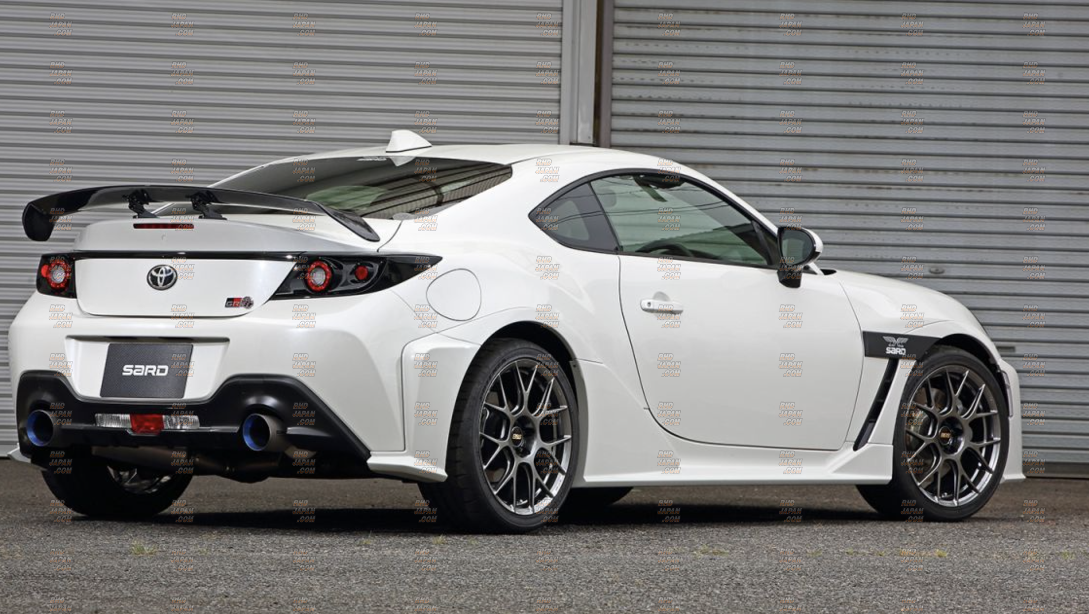 Sard LSR Carbon Wing Twill Weave Urethane Coating Low Mount Stay